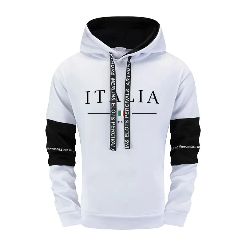 Mens Tracksuit Outdoor Quality Autumn Winter Simple Casual Sports Hooded Single Sweatshirts And Sweatpant Comfort Sports Fitness