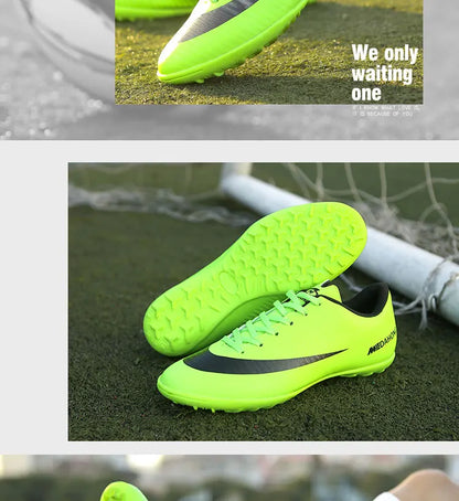 Men Soccer Shoes Cleats Society Children Boys Kids Autumn Casual Studded Boots