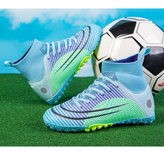 Childrens Football Shoes for Kids Professional Futsal Artificial Grass Sports Soccer Shoes