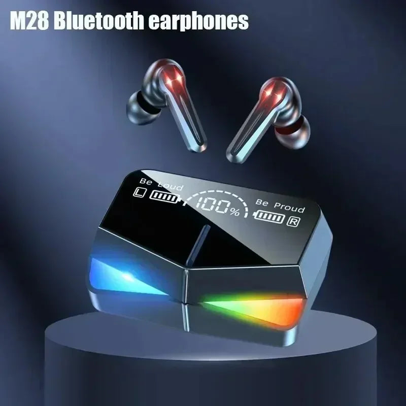 TWS Bluetooth Headphones Wireless Earphones Smart Touch Headset Waterproof Noise Canceling Headphones for All Smartphones