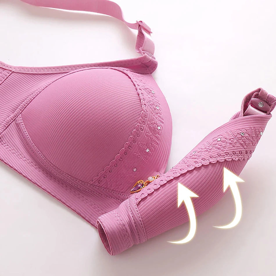 Women Full Cup Bra Daily Comfort and Support Nursing Bras Comfortable Breathable