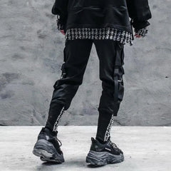 Stylish Japanese Fashion Harajuku Hip Hop Men Pants Streetwear Cargo Pants for Men