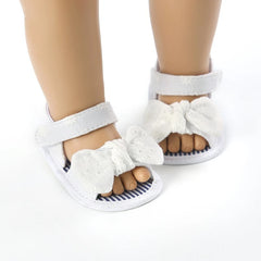 Baby Girls Sandals Toddlers Simple Style Solid Color Soft Sole Shoes