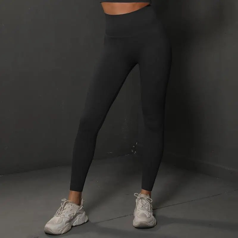 Women Seamless Yoga Pants Fitness Sports Running Sportswear Stretchy Lifting Tights