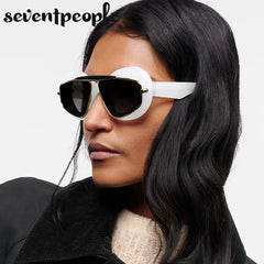 Sunglasses Women Brand Designer Fashion Oval Sunglasses