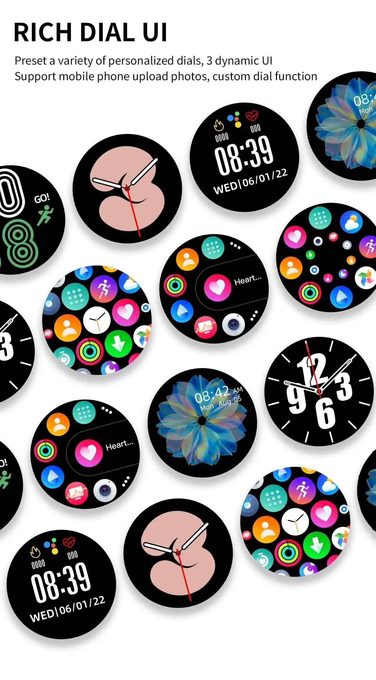 2026 New NFC Smart Watch For Bluetooth Calls Waterproof Smartwatch Men Watches Women Fitness Bracelet Custom Watch Face