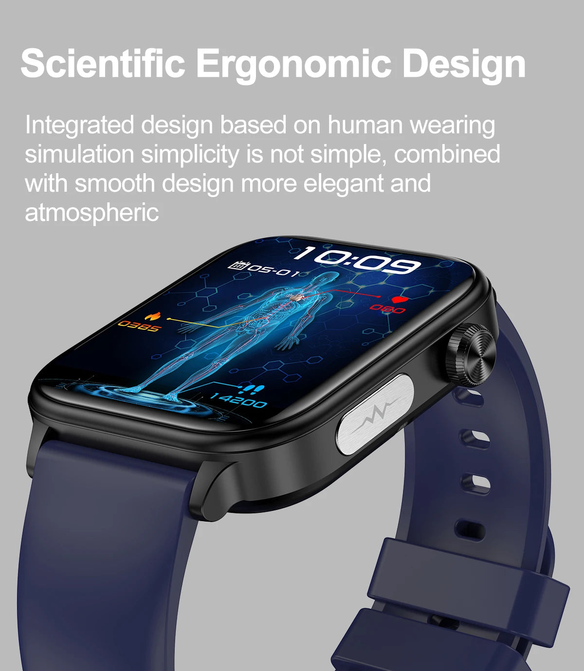 LIGE ECG+PPG Smart Watch Women Blood Lipid Uric Acid AI Diagnostic Detector Body Temperature Female Menstrual Health Tracker New