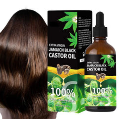 1pcs Organic Castor Oil 100% Pure Natural Cold Pressed Unrefined Castor Oil For Eyelashes, Eyebrows, Hair & Skin care