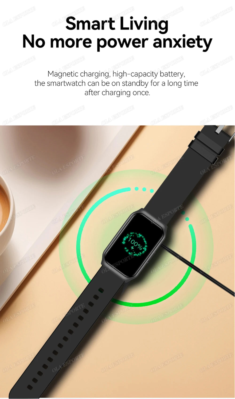Smart Watch Women Men  AMOLED Screen Health Heart Rate Monitoring Bluetooth Call IP68 Waterproof Outdoor Sport Call Smartwatch