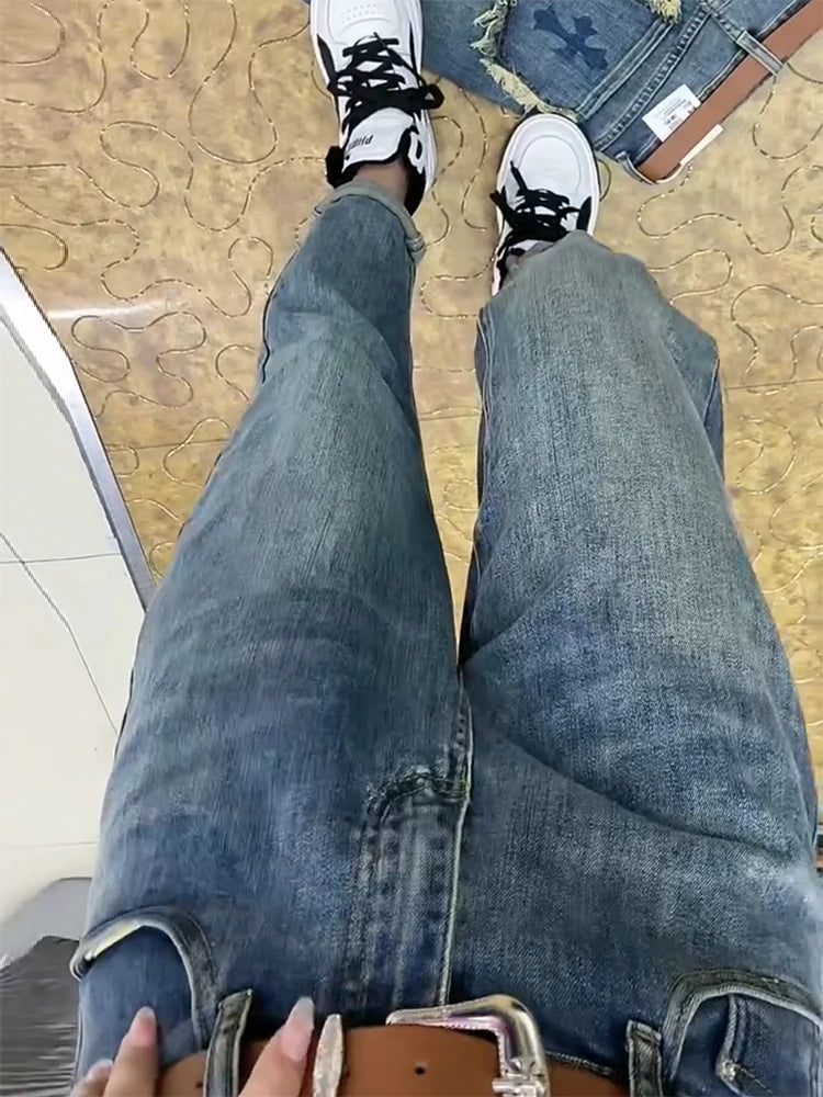 Y2k Big Size Jeans Female Summer Thin Model Fashion Brand Harem Pants