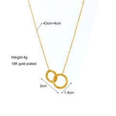 Stainless Steel Geometry Star Moon Butterfly Pendant Multilayer Chain Choker Necklace