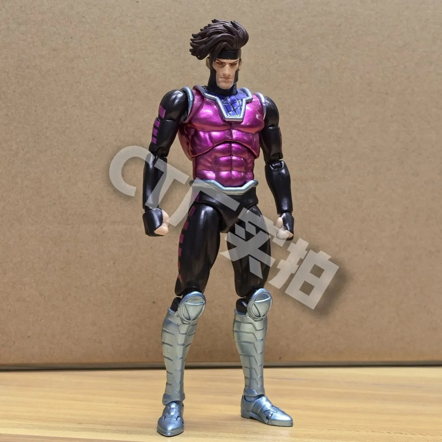 CT Toys Gambit Figure Mafex 131 X-Men Wolverine Shf Anime Action Figure 18cm Figurine Statue Model Customized Gifts for Kids