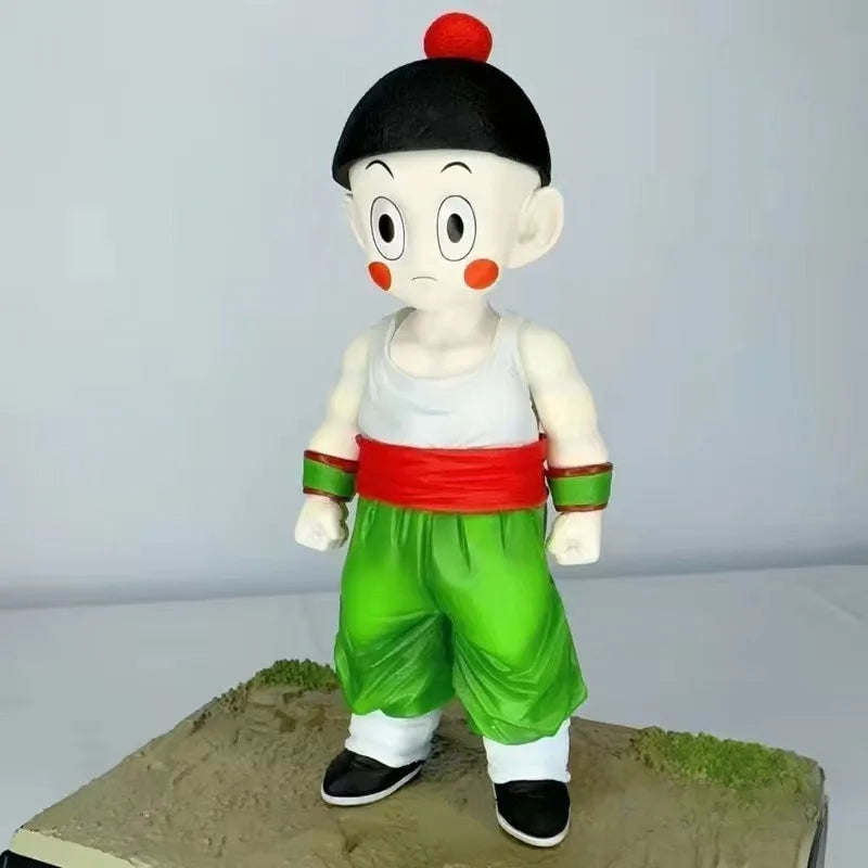 28cm Anime Dragon Ball Kids Krillin Son Gohan Trunks PVC Action Figures Model Collection Desktop Decoration Toys Kids Gifts