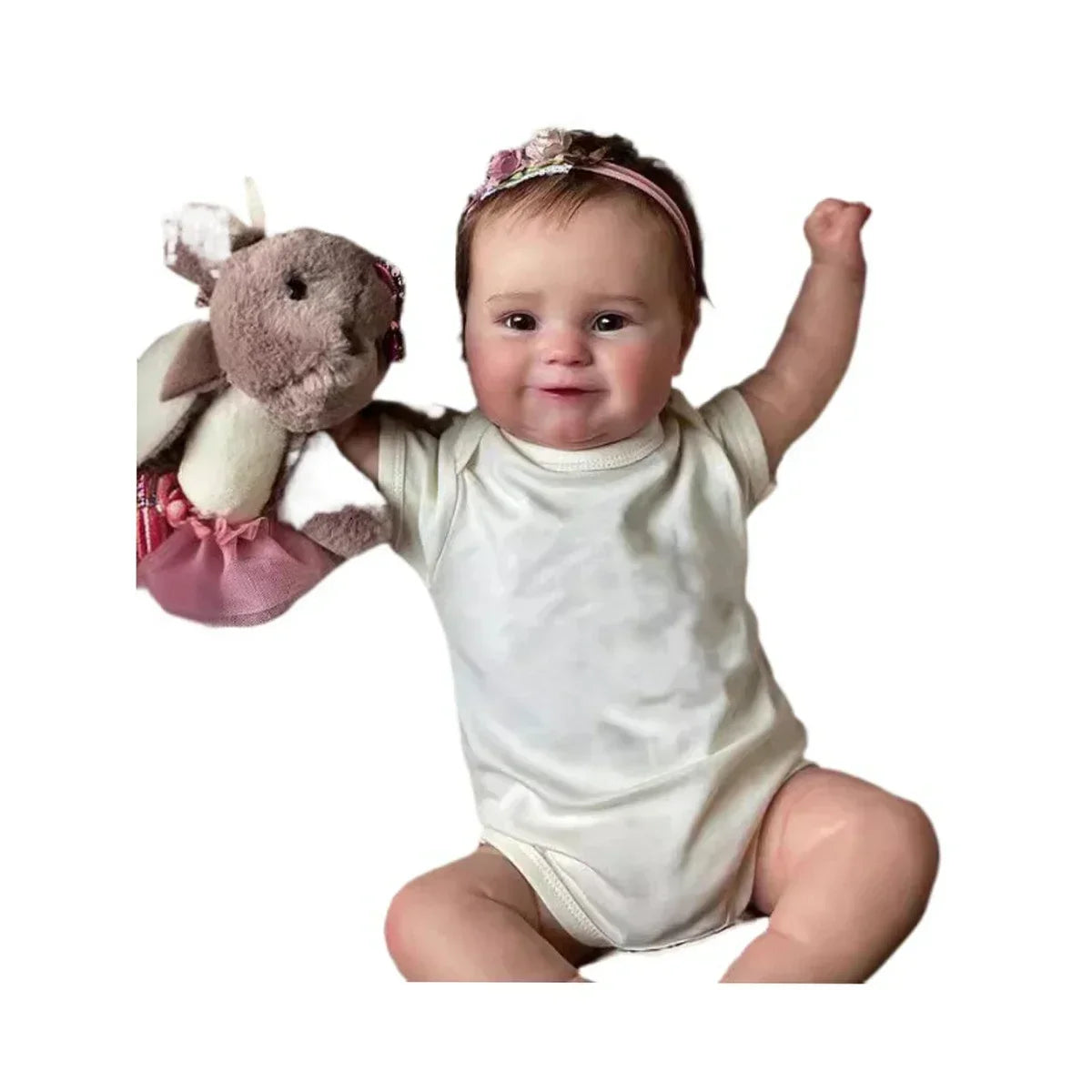 50cm 20in Realistic finished product Like a newborn baby doll The baby doll has been painted Already Painted Reborn Doll