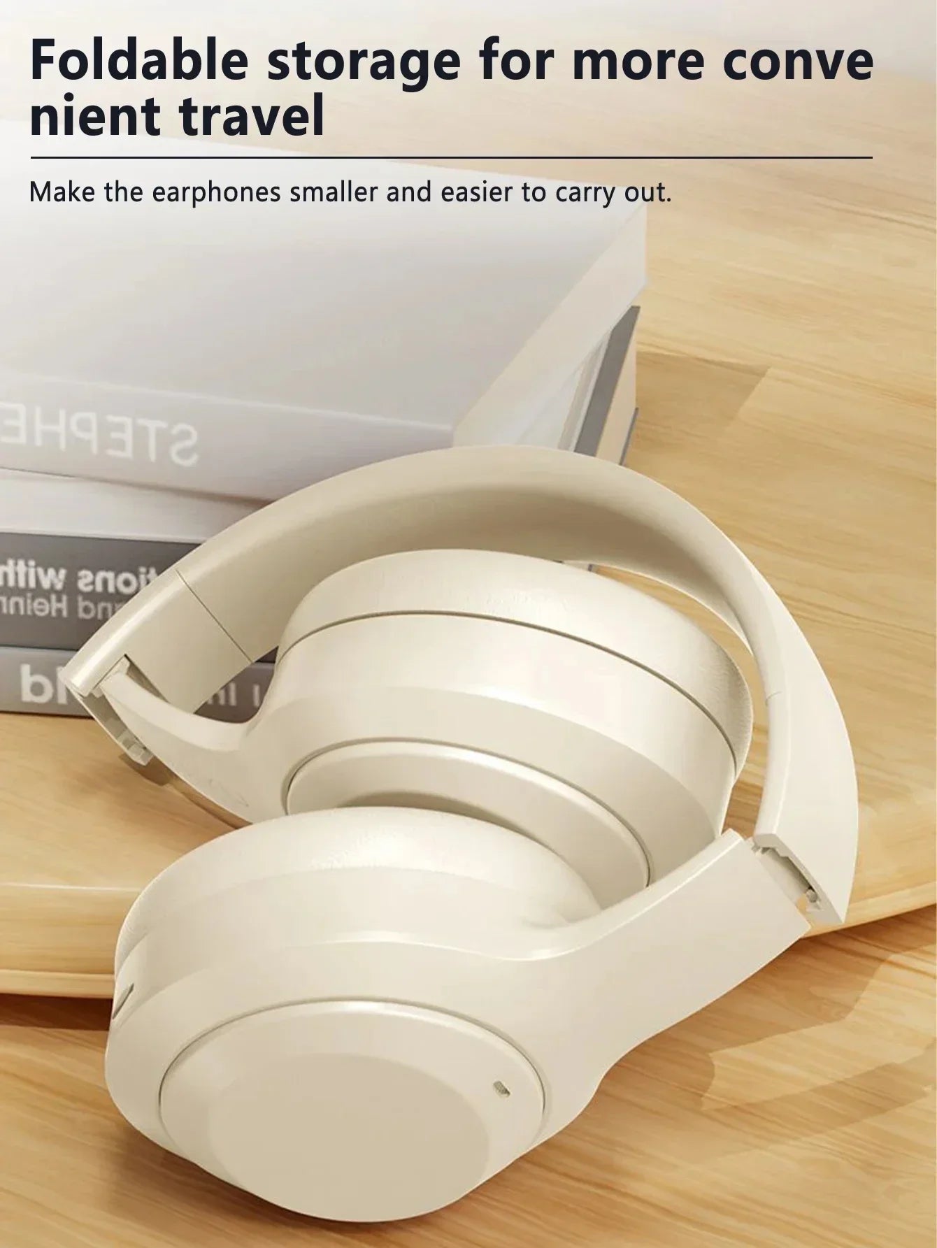 Bluetooth 5.3 M5 Wireless Headset HiFi Stereo Earphones Noise Cancelling Gaming Headband Foldable with Mic Earbuds