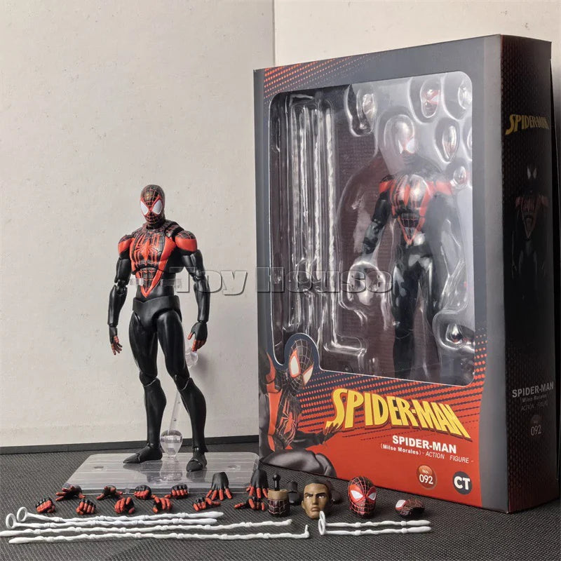 New Ct Toys Spiderman Mafex 001 Peter Parker Andrew Garfield The Amazing Spider-Man Shf Anime Action Figure Figurine Model Toys