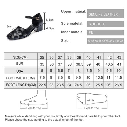 AIYUQI Sandals Women Summer 2023 New Genuine Leather Women Sandals Large Size 41 42 Hollow Fashion Ladies Shoes