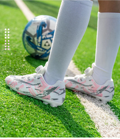 Soccer Shoes for Childrens TF/FG Outdoor Futsal Turf Training Boys Girl