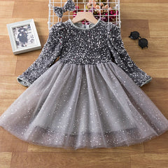 Girls Princess Party Dresses for 3-8 Yrs Kids Birthday Wedding Evening