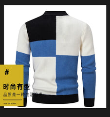 Men's New Autumn and Winter Casual Warm Neck Sweater