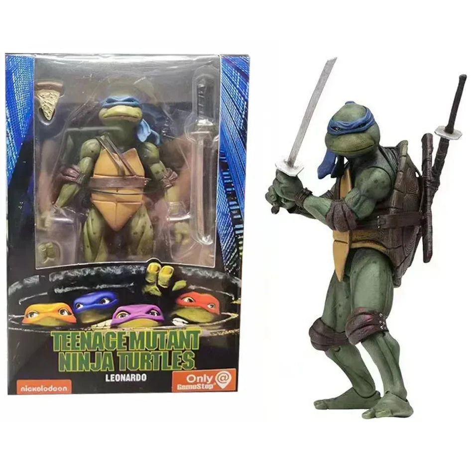Ninja Turtle Anime Figure Neca 1990 Film Version Limited Edition Action Figurine Model Pvc Statue Room Ornament Birthday Gift
