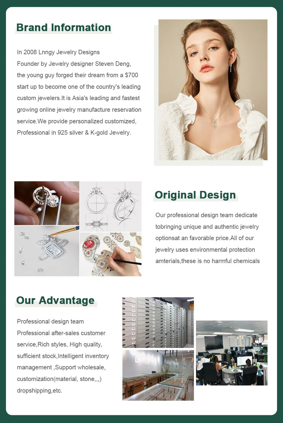 Lnngy 6.5mm 1ct Moissanite Bracelet 925 Sterling Silver Certified Double Chain Bracelets For Women Charm Wedding Jewelry Gift