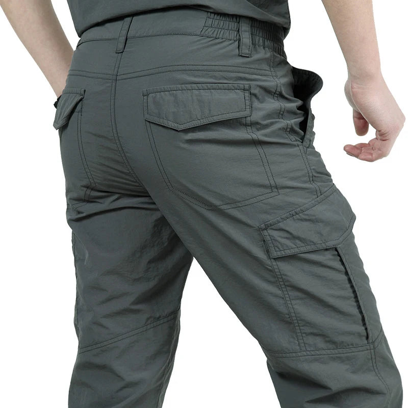 Summer Casual Lightweight Army Military Long Trousers Male Waterproof
