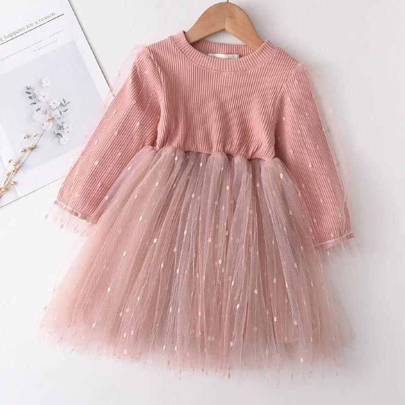 Girls Dress Spring Kids Princess Dress Casual Floral Costumes