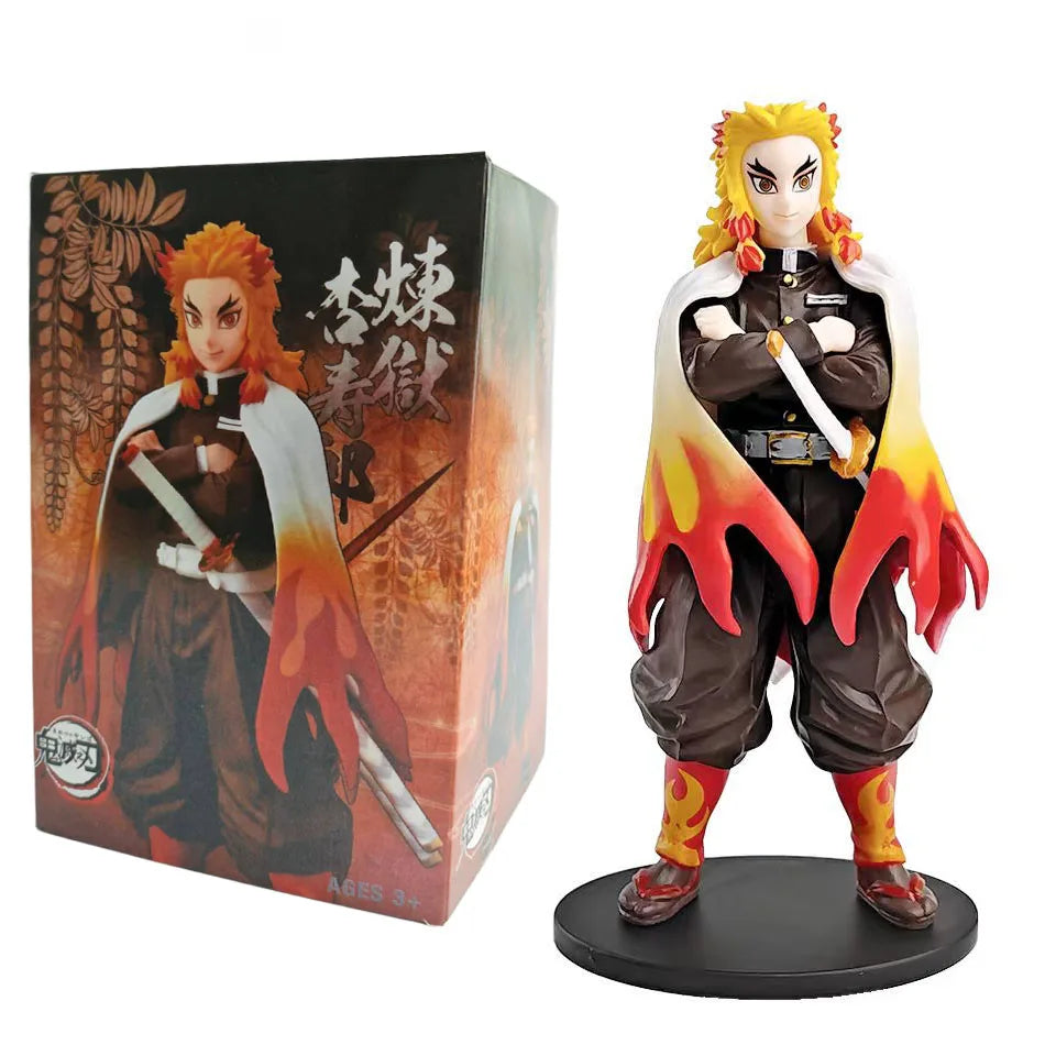 16cm Anime Demon Slayer Kimetsu no Yaiba Figure Kamado Tanjirou Action Figure Agatsuma Zenitsu Nezuko Warrior PVC Doll Model Toy