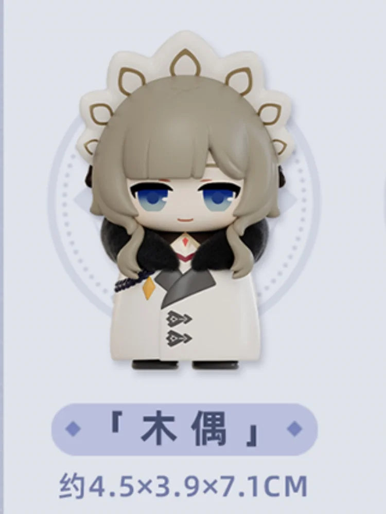 Genuine Suplay Genshin Fatui Harbinger Blind Box Mihoyo Game Anime Figure Collectibles Merchandise Mystery Box Gifts Ornaments