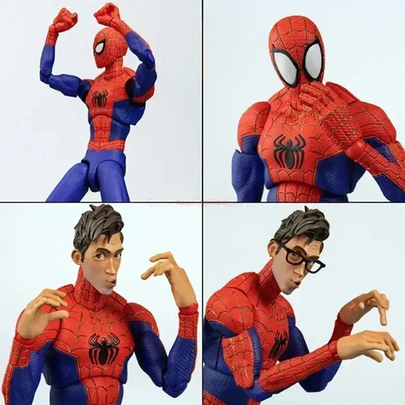 2024 Spiderman Gwen Peter Action Figure Anime Spider-verse Collection Sentinel Miles Morales Figures Christmas Toys Gifts