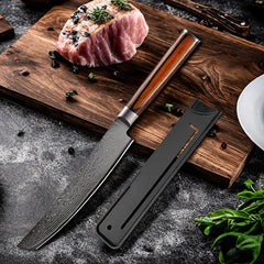 Damascus Steel Kitchen Knife Chef Knife Butcher Meat Cleaver Boning Barbecue