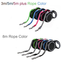 3m 5m 8m 50kg Dog Leash Retractable Roulette Collar for Small Big Dog Accessories