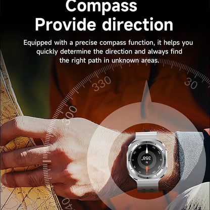 2025 New Watch 7 Ultra Smart Watch Men 3D Display Sport SmartWatch GPS NFC Compass Blood oxygen Smartwatch Women For Android IOS