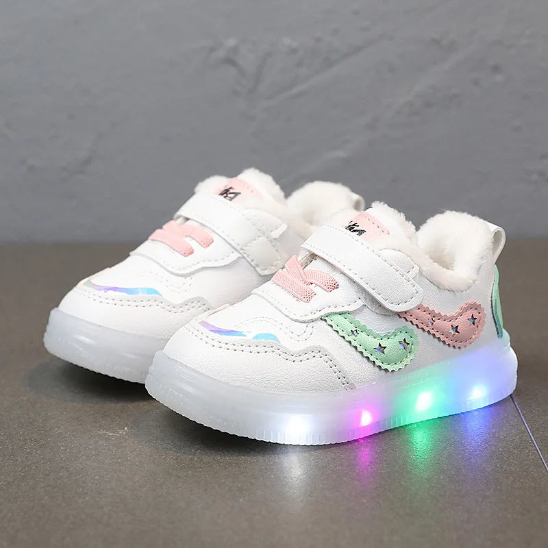 Child Shoe Boys Girl Led Light Sneakers Glowing Shoe for Kids
