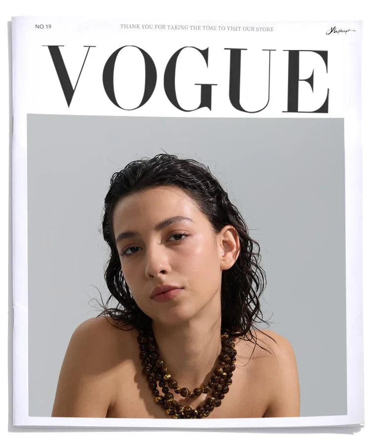 Yhpup Arrivals Handmade Jewelry Simulated Pearls Round Beads Chain Layered Necklace Earrings Stainless Steel Flower Chic Jewelry