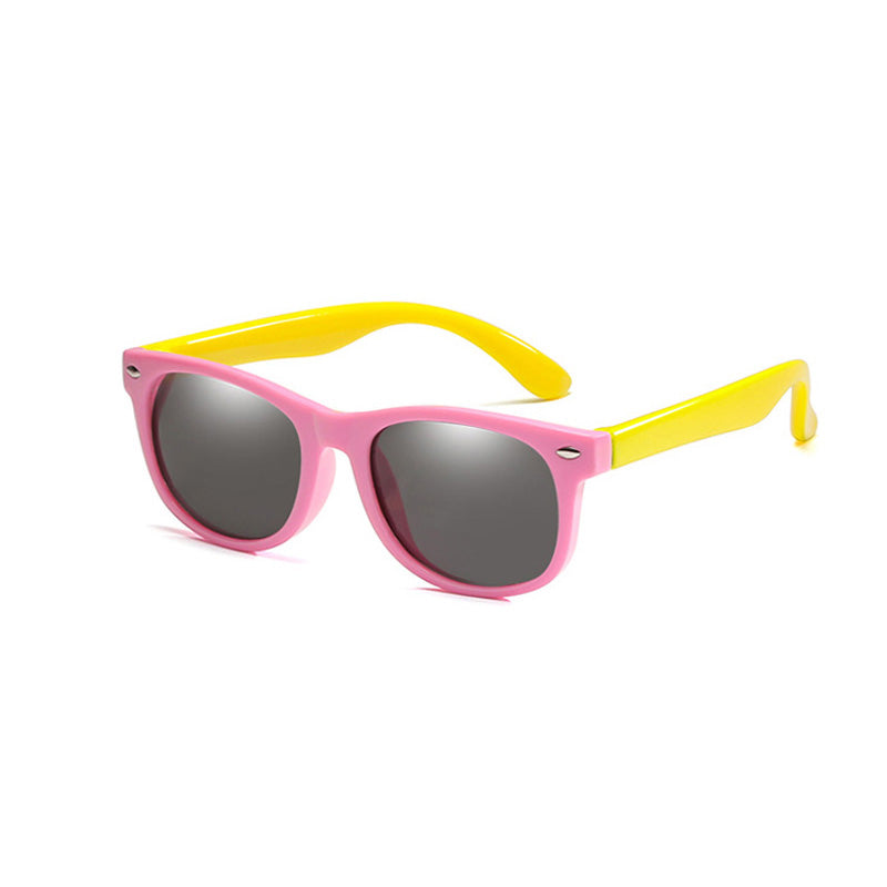 RUISIMO Kids Polarized Sunglasses TR90 Boys Girls Sun Glasses Silicone Safety Glasses Gift for Children Baby UV400 Eyewear