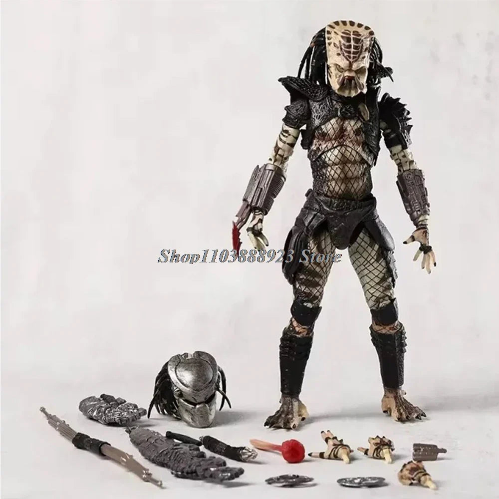 NECA Predator Figrue Ultimate Shaman Elder Armored Lost Warrior Jungle Hunter Snake Vision Predator Alien Figure Model Toy Gifts