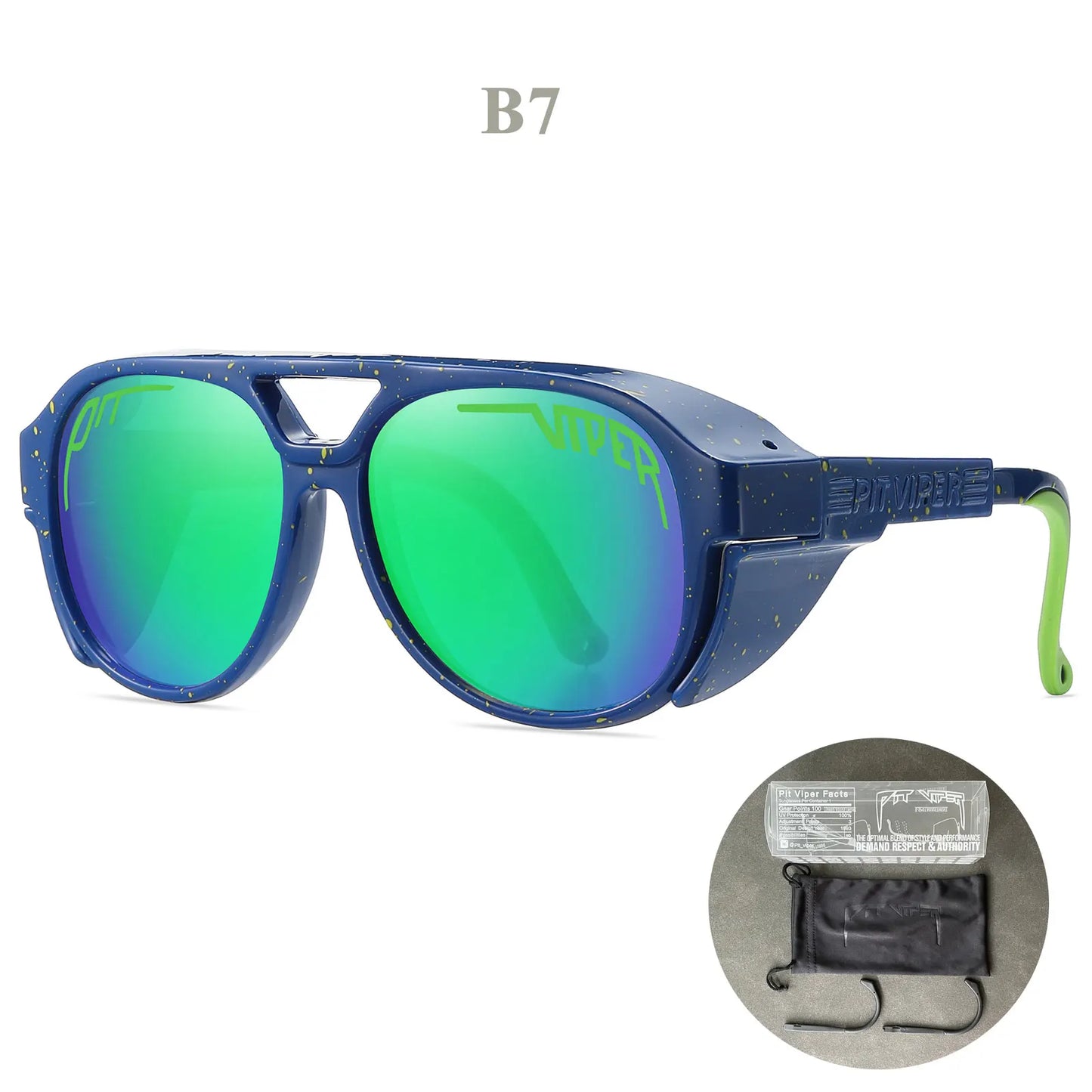 Adult Retro PIT VIPER Sunglasses Men Women Vintage Eyewear Steam Punk Sun Glasses UV400 Eyeglasses Steampunk Goggles With Box
