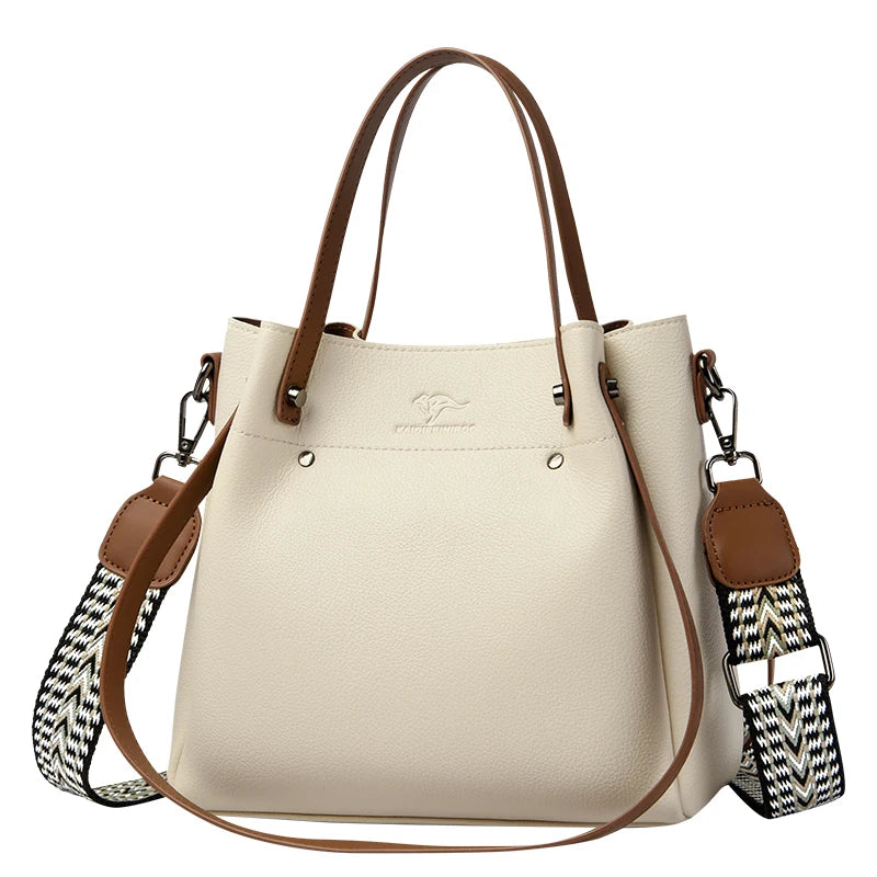 Genuine Leather Shoulder Crossbody Bags for Women Luxury Handbags