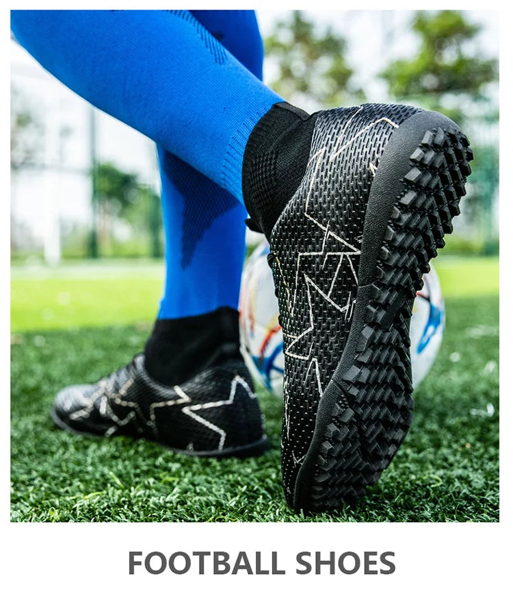 Outdoor Men Breathable Soccer Shoes Cleats Training Football Boots Match Sneakers