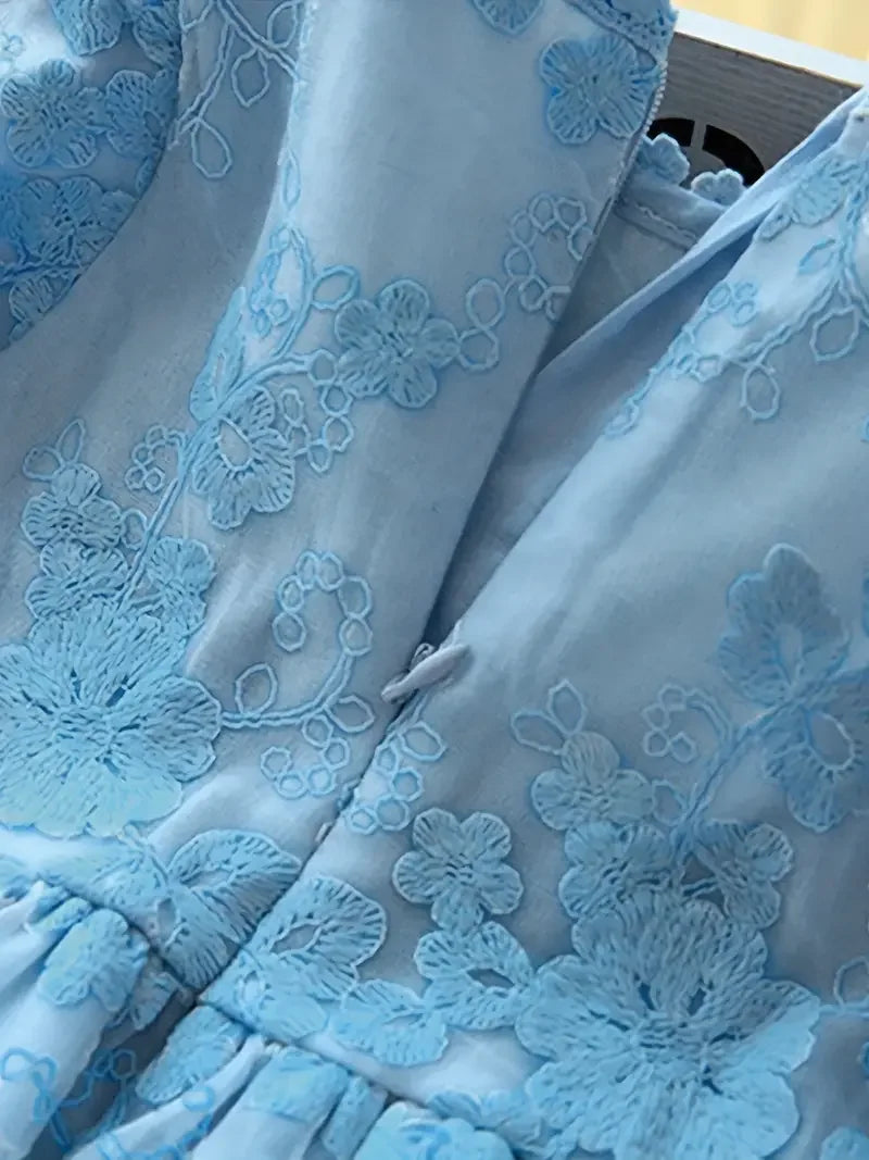 Kids Dresses For Girls Flower Lace Tulle Dress Wedding Little Girl Ceremony Party