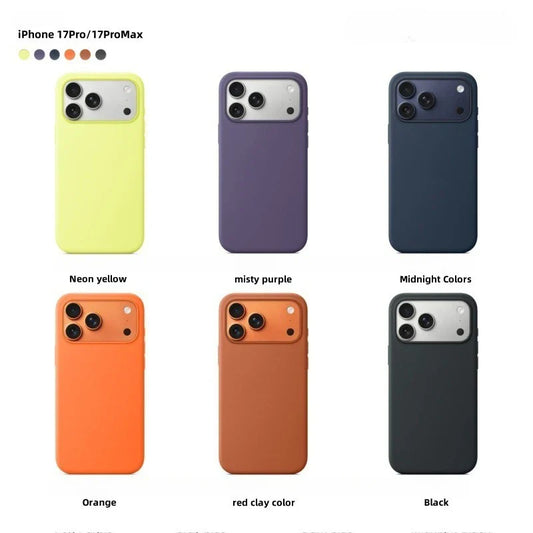 Official Anime Liquid Silicone Magnetic Case for Original iPhone 17 Pro Max, AI Touch Wireless Charging Protective Cover