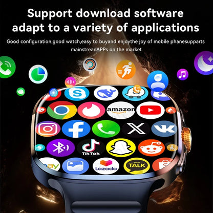 M99 Smartwatch 5G With 2.4inch Amoled Screen 900W Rotating Camera WIFI GPS Position Compass NFC Bluetooth 1024GB Smart Watch