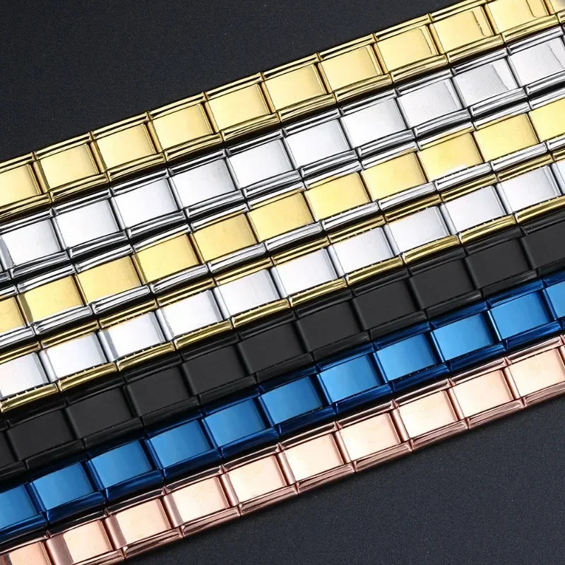 2024 New Popular Fashion Italian Module Charm Links Fit 9mm Bracelet Stainless Steel Links Jewelry Making