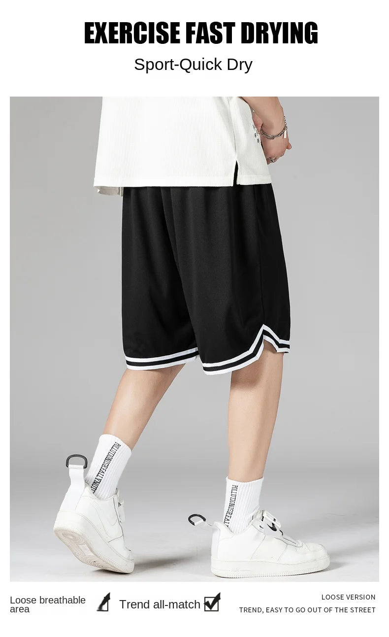 Shorts, Men's Casual Pants, Sports Basketball Pants, Capri Pants, Loose Outdoor