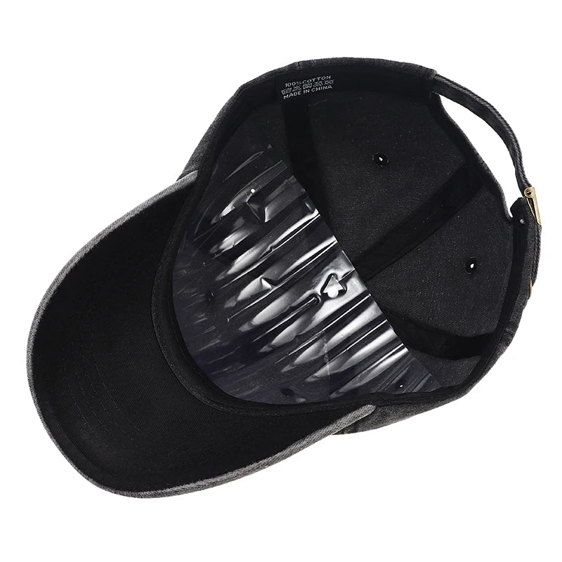 Bad Hair Day Washed Black Baseball Cap female male Snapback Hat