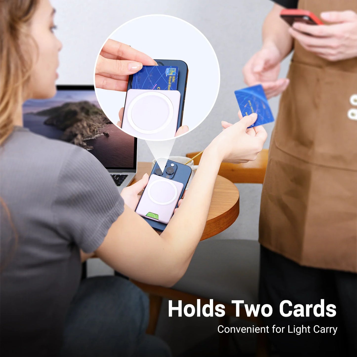 For Magsafe Wallet Card Holder Magnetic Case Ultrathin For iPhone 17 16 Pro Max 15 14 Strong Adsorption Magnet Slot Card Holder