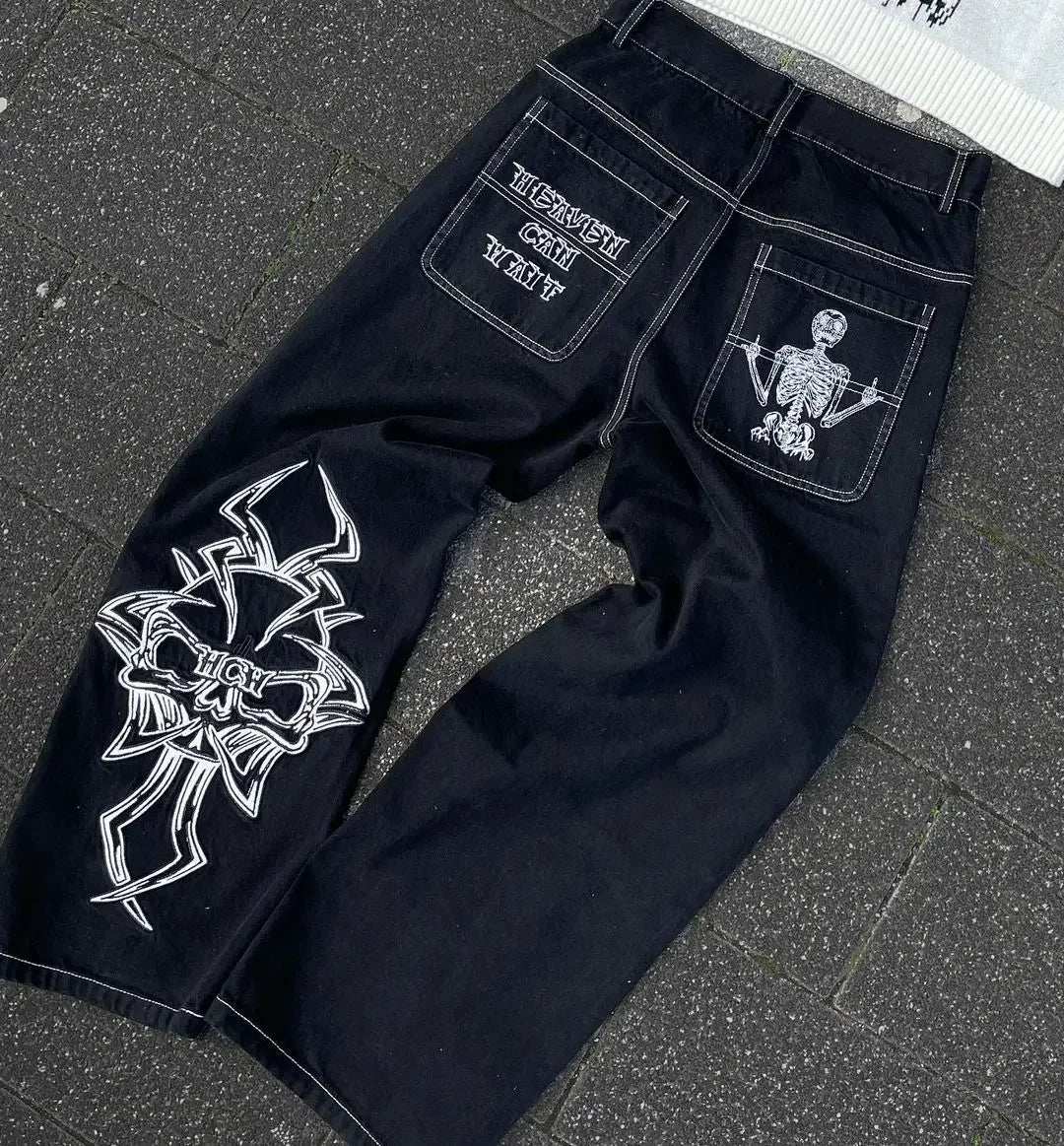 Y2k Baggy Jeans: Hip Hop Jeans | Streetwear Denim Pants