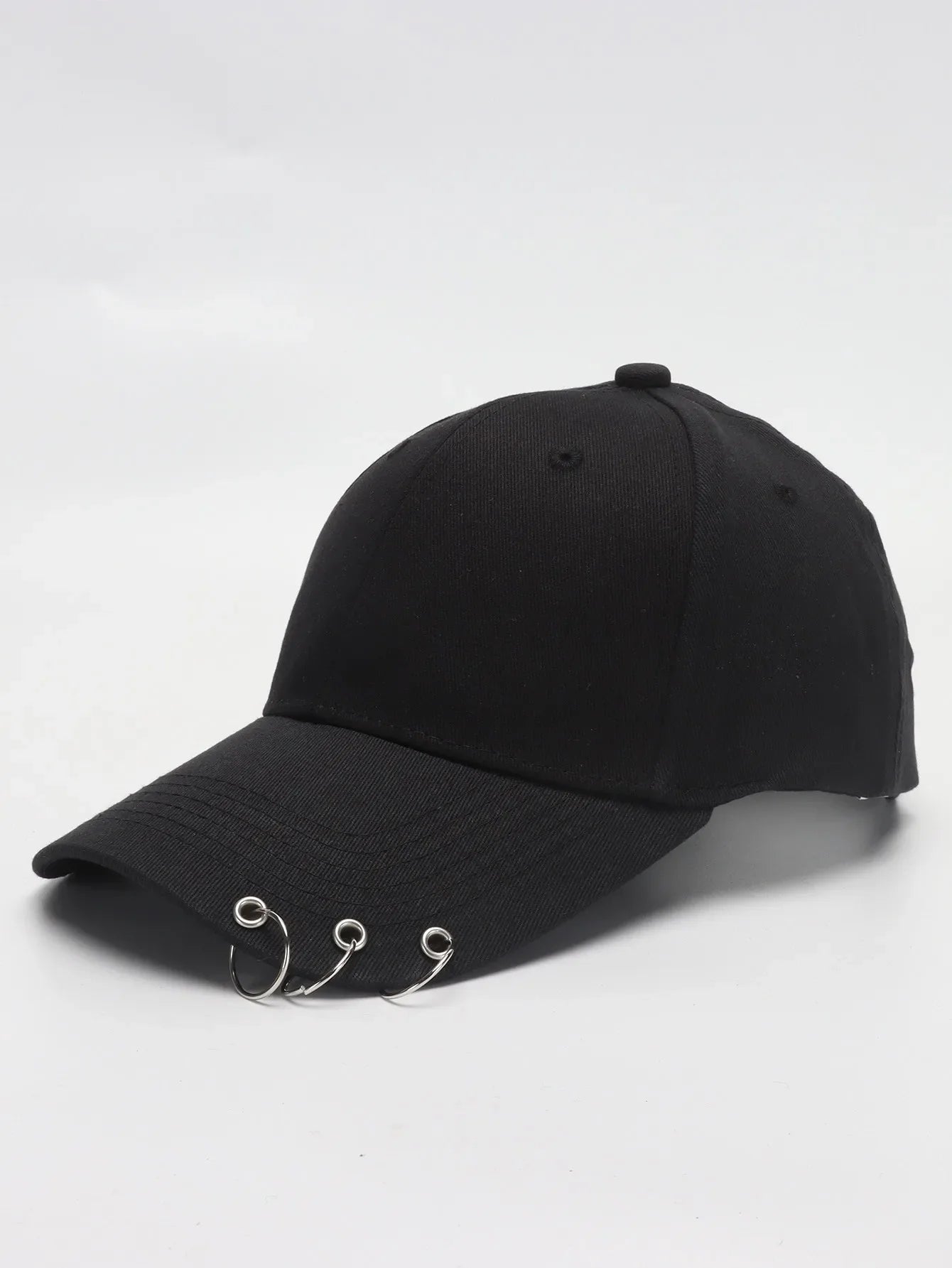 COKK Hip Hop Women's Baseball Cap With Ring Circle Snapback Hats For Men Women Unisex Dad Hat Adjustable Kpop Korean Style Gorra